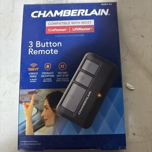 Chamberlain 953EV-P2 3 Button Garage Door Remote  Black  3433OB
